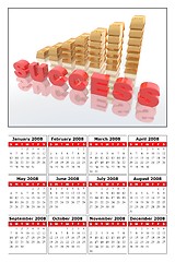 Image showing Calendar2008
