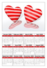 Image showing calendar  2008