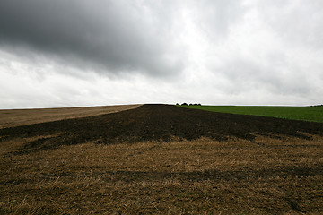 Image showing plowed earth  