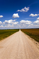 Image showing Rural Dirt road  