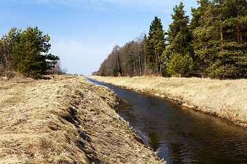 Image showing small rural river  