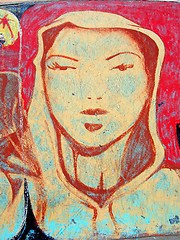 Image showing Graffiti - the lady