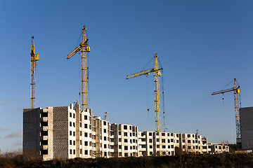 Image showing construction of the new house  