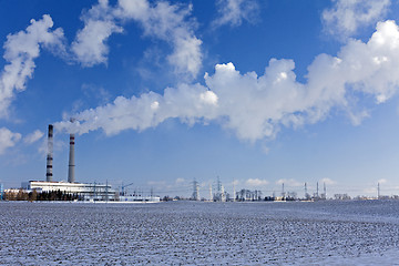 Image showing industrial emissions  