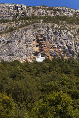 Image showing mountain monastery  