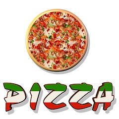 Image showing pizza pie