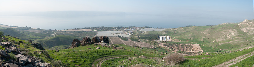 Image showing Israeli landscape near Kineret lake