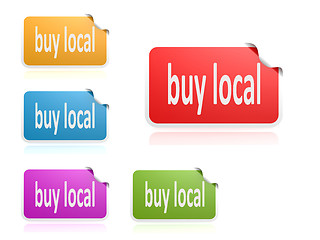 Image showing Label set buy local