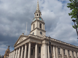 Image showing St Martin church in London