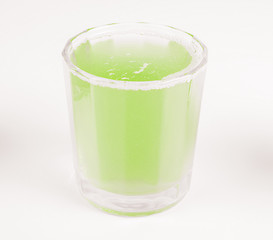 Image showing Green apple juice