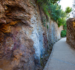 Image showing paths among the rocks