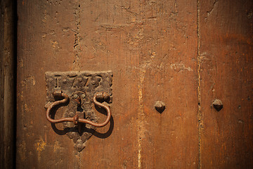 Image showing vintage door