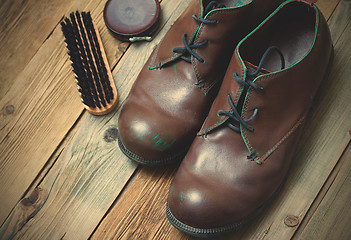 Image showing old stylish shoes