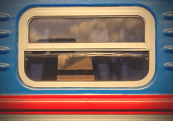 Image showing window of the passenger car