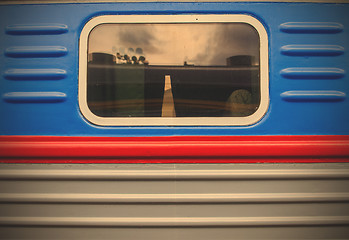 Image showing one window of old passenger car