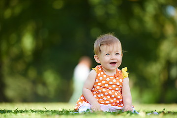 Image showing baby in park