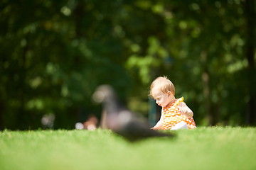 Image showing baby in park