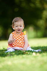 Image showing baby in park