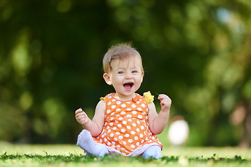 Image showing baby in park