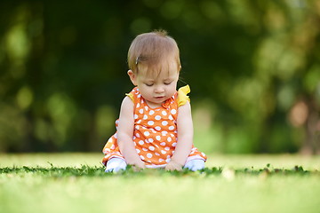 Image showing baby in park