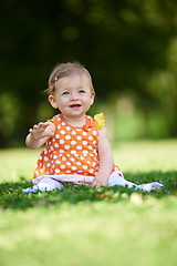 Image showing baby in park