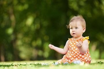 Image showing baby in park