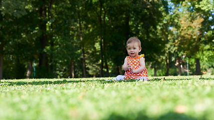 Image showing baby in park