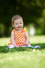 Image showing baby in park