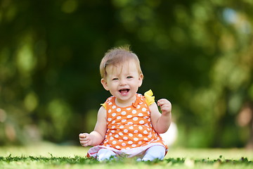 Image showing baby in park