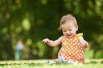 Image showing baby in park