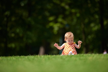 Image showing baby in park