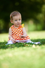 Image showing baby in park