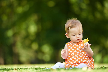 Image showing baby in park