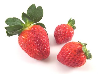 Image showing fresh straberries