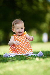Image showing baby in park