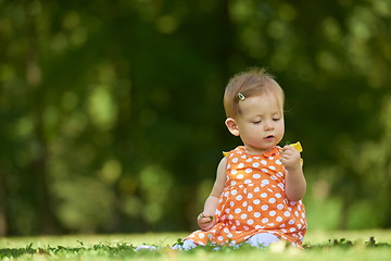 Image showing baby in park