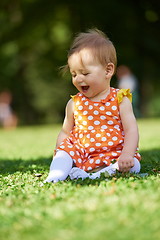 Image showing baby in park