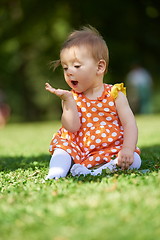 Image showing baby in park