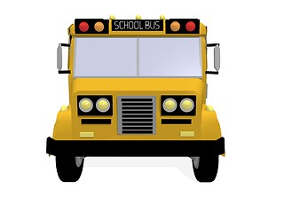 Image showing american schoolbus