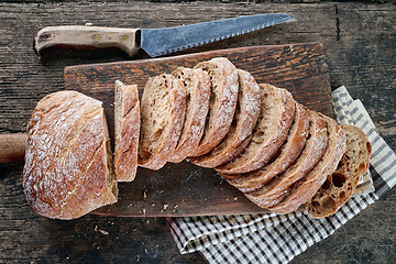 Image showing sliced bread