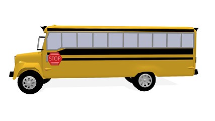 Image showing american schoolbus