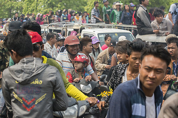 Image showing ASIA MYANMAR MANDALAY THINGYAN WATER FESTIVAL