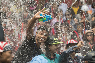 Image showing ASIA MYANMAR MANDALAY THINGYAN WATER FESTIVAL