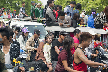 Image showing ASIA MYANMAR MANDALAY THINGYAN WATER FESTIVAL