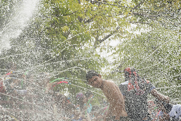 Image showing ASIA MYANMAR MANDALAY THINGYAN WATER FESTIVAL