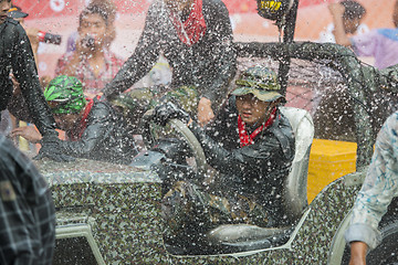 Image showing ASIA MYANMAR MANDALAY THINGYAN WATER FESTIVAL