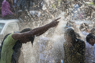 Image showing ASIA MYANMAR MANDALAY THINGYAN WATER FESTIVAL