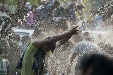 Image showing ASIA MYANMAR MANDALAY THINGYAN WATER FESTIVAL