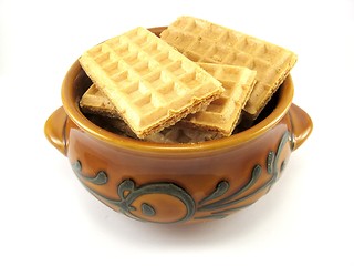Image showing wafers in a bowl