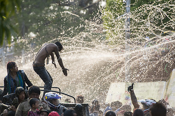 Image showing ASIA MYANMAR MANDALAY THINGYAN WATER FESTIVAL